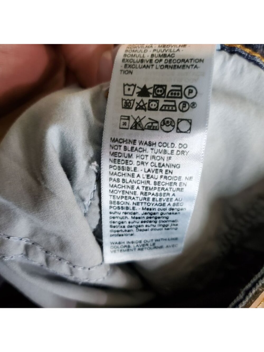 Levis Jeans Womens 34 Blue Baggy Dad Barrel Relaxed Fit Classic Denim Casual W34 - Picture 6 of 14